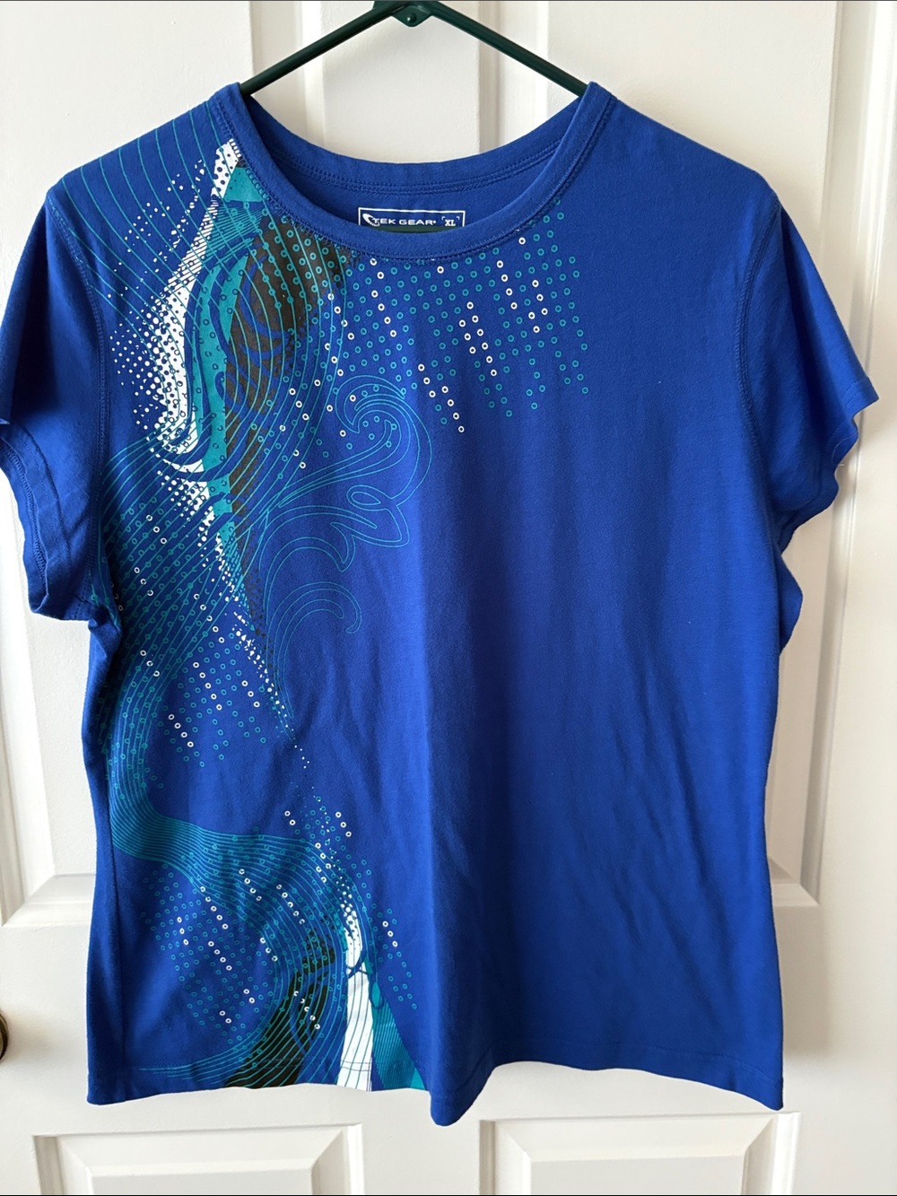 tek gear Royal Blue Graphic Short Sleeve Tee
